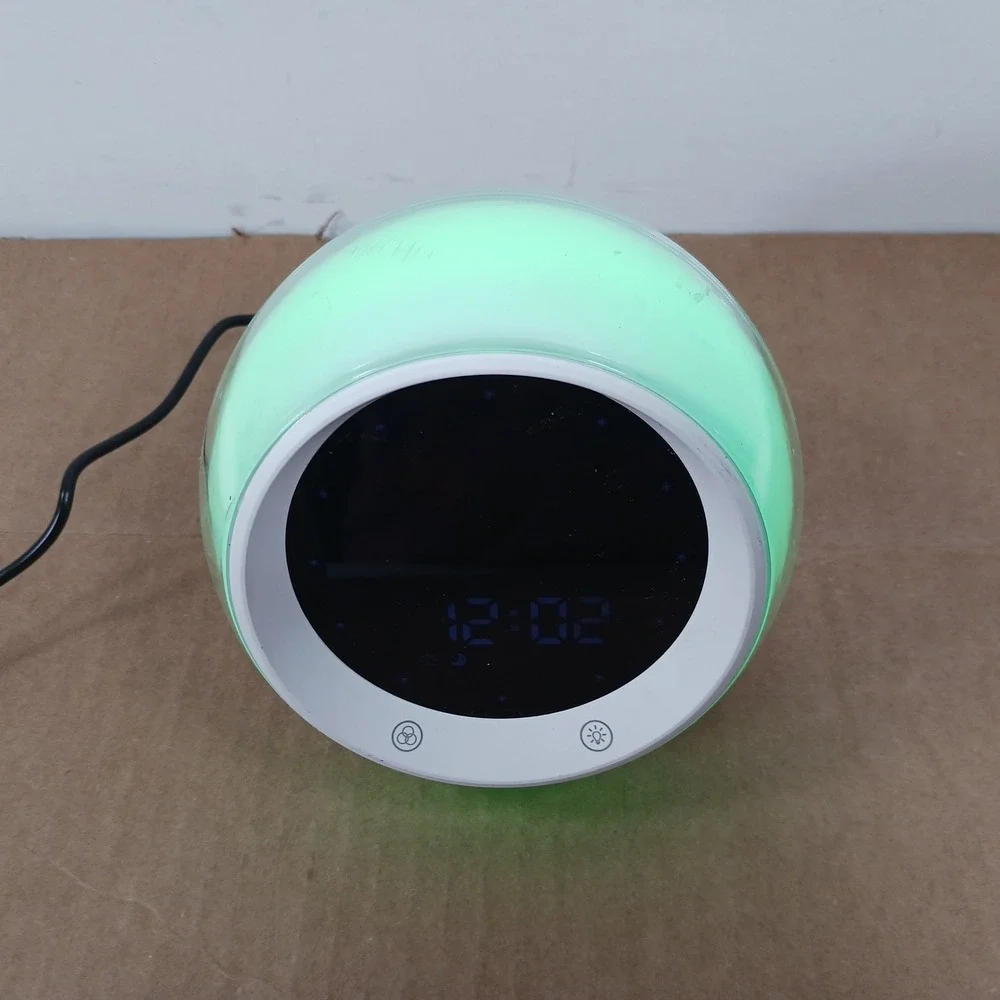 Sunrise Alarm Clock Wake Up Light Sunset Simulation Multi Color LED White
